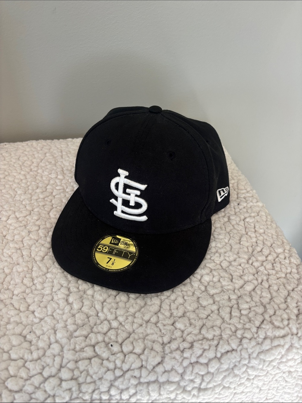 Hat with New Era sticker